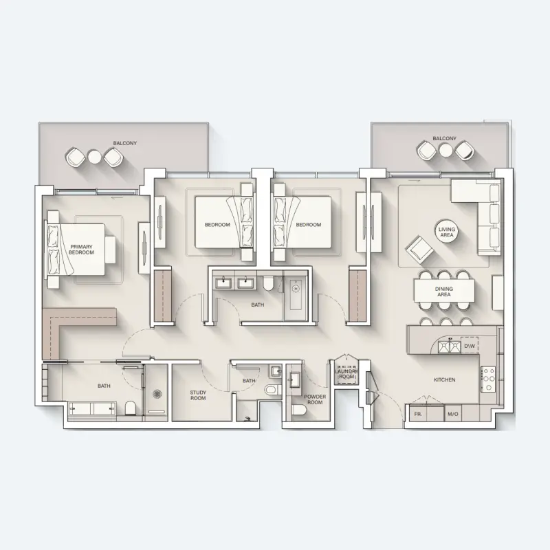3 bedroom