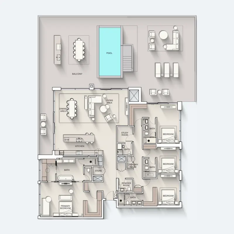 4 bedroom