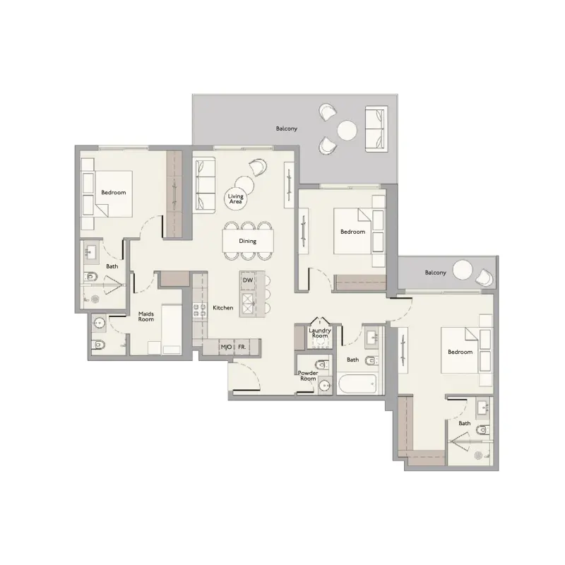 3 bedroom