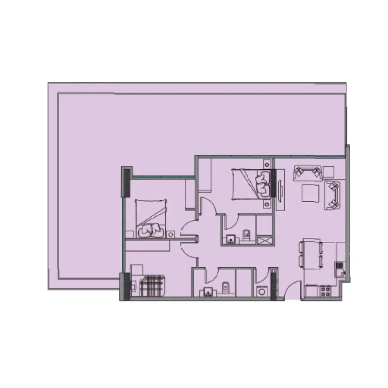 2 bedroom
