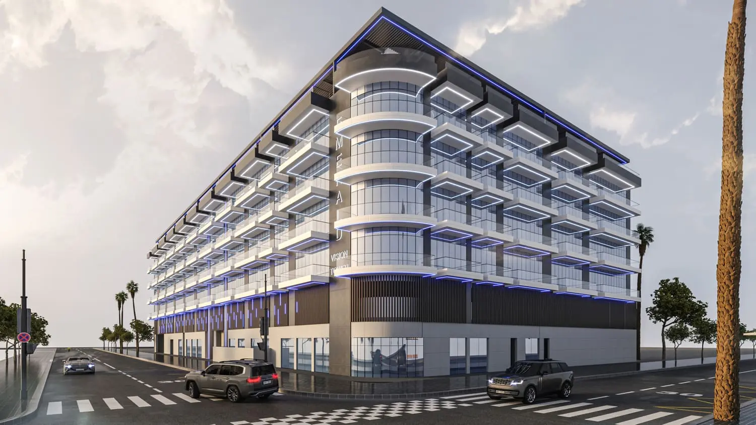 Emerald Vision Tower in Jumeirah Village Triangle by Vision Avenue Homes - Exterior Image 2