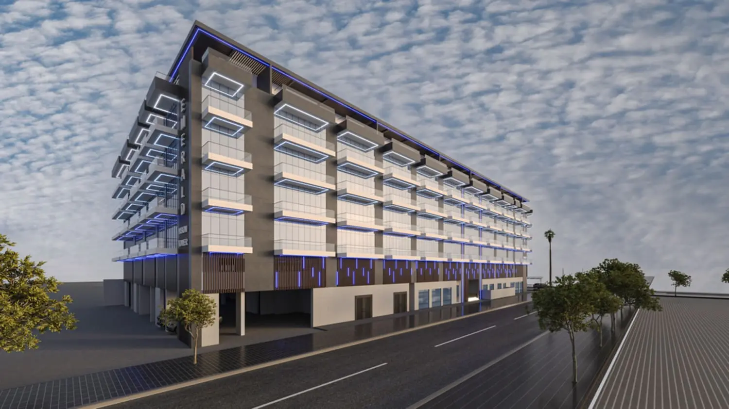 Emerald Vision Tower in Jumeirah Village Triangle by Vision Avenue Homes - Exterior Image 3