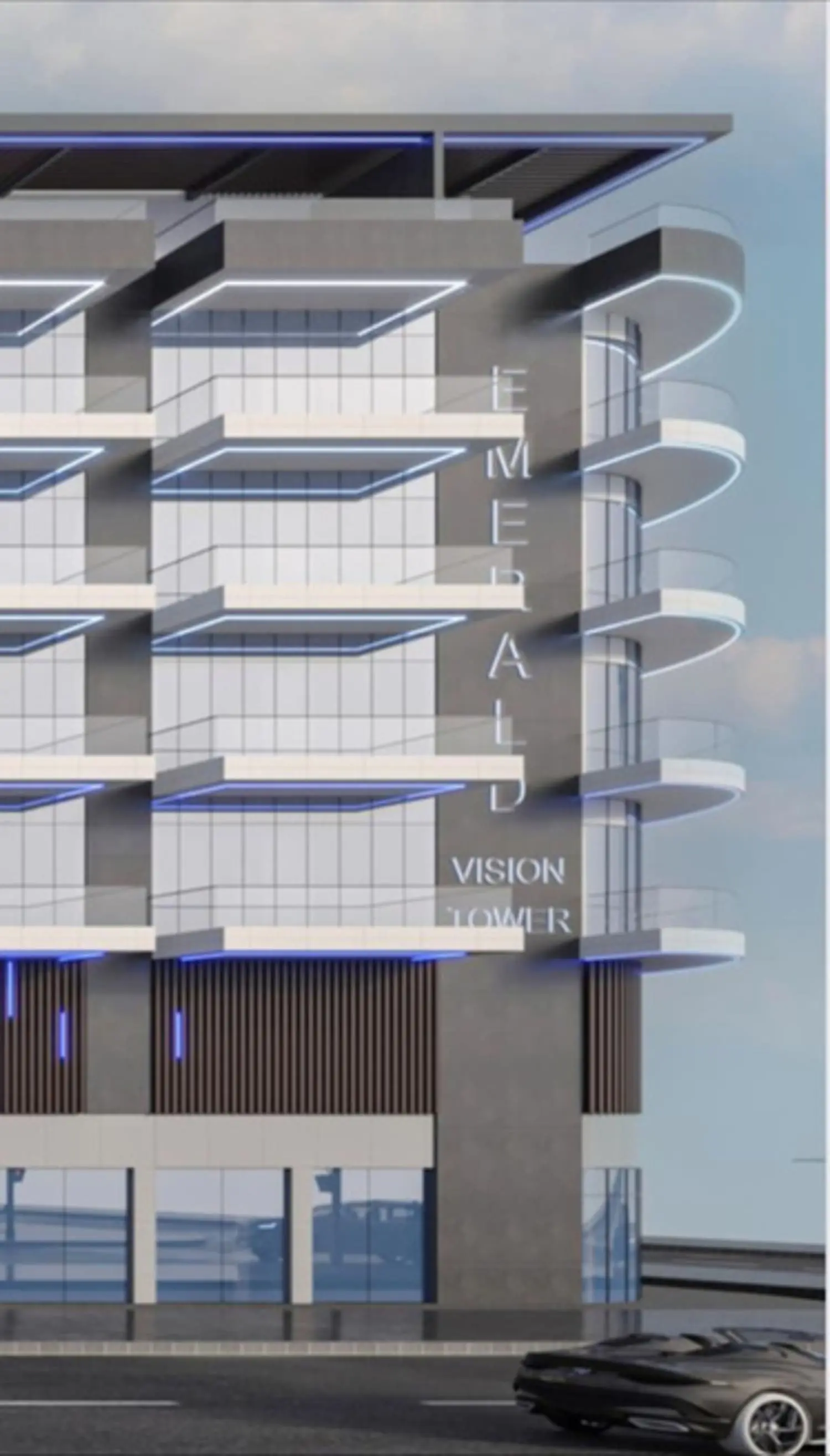 Emerald Vision Tower in Jumeirah Village Triangle by Vision Avenue Homes - Exterior Image 5