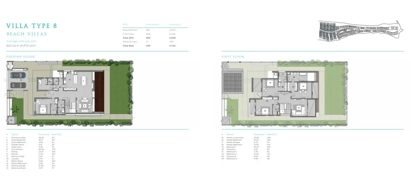 4 Bedrooms floor plan