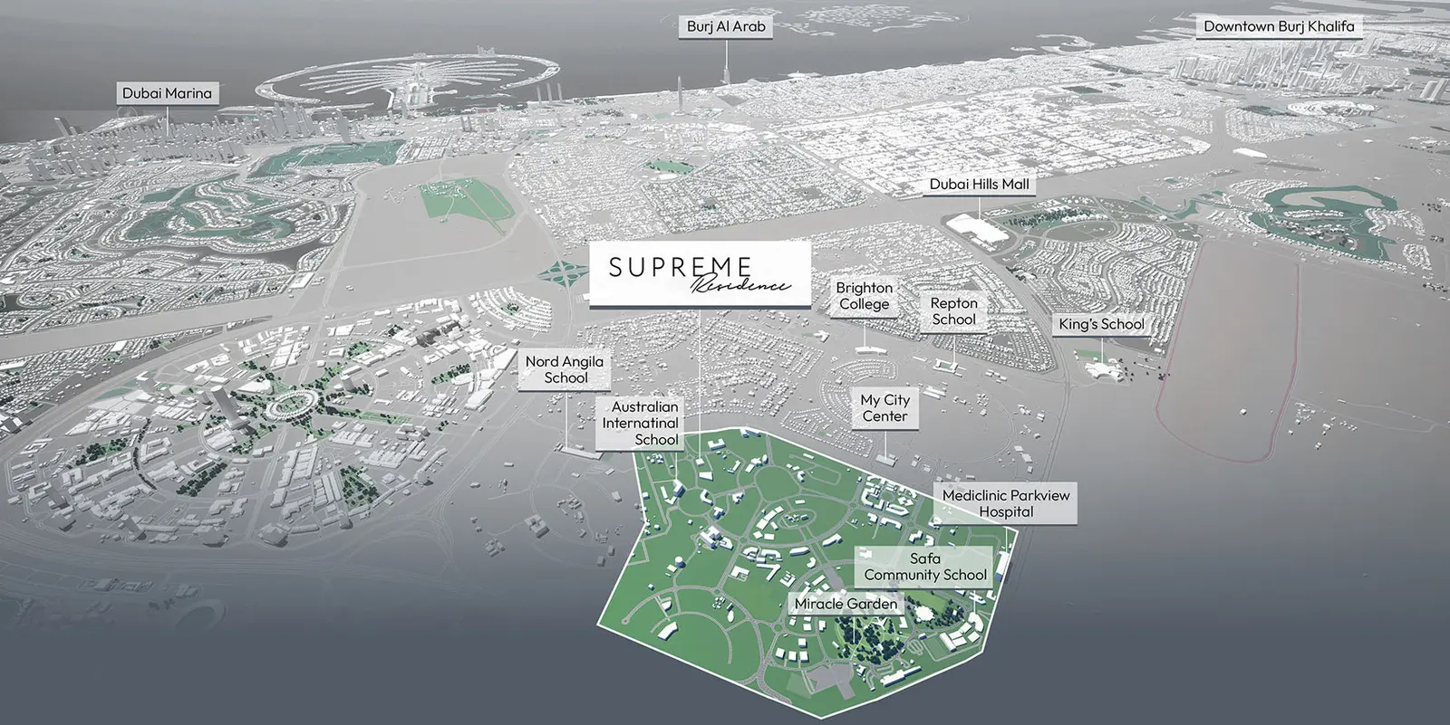 Supreme Residence Master Plan