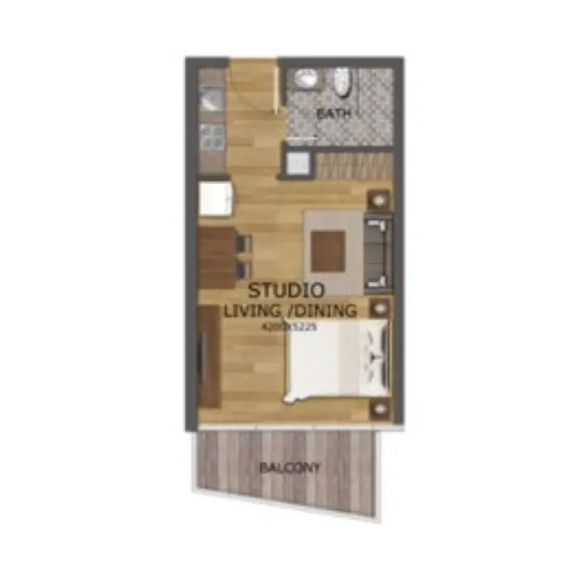 Studio floor plan