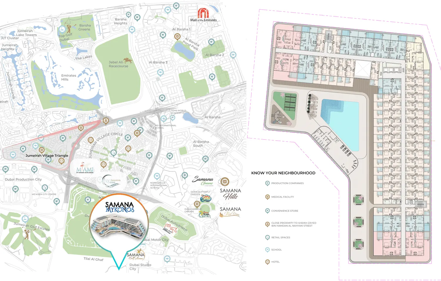Samana Mykonos Master Plan
