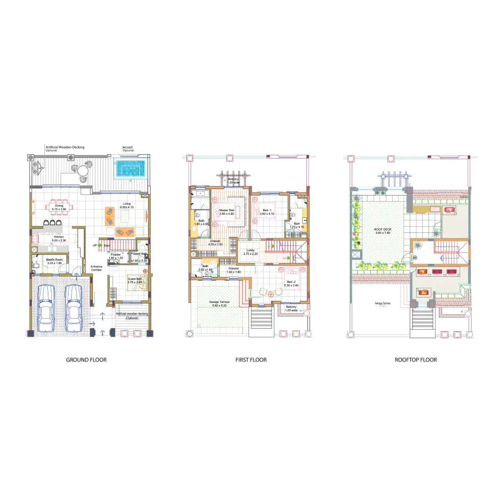 4 bedroom floor plan