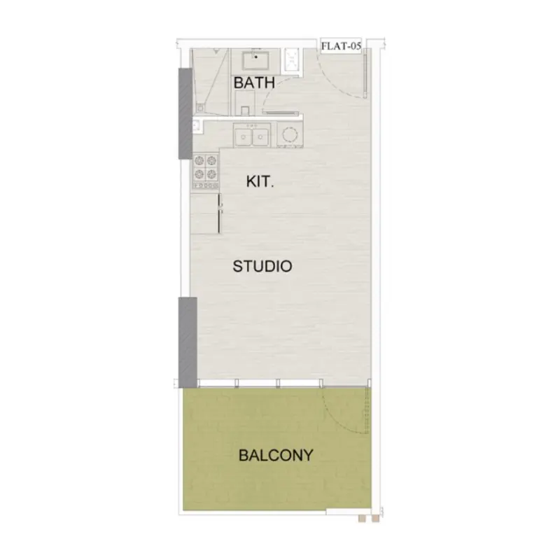 Studio floor plan