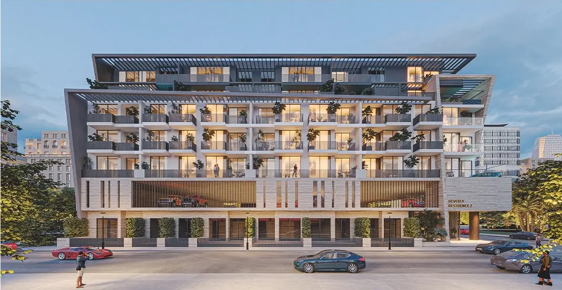 Beverly Residence 2 in Jumeirah Village Circle (JVC) by HMB Homes Real Estate Development - Exterior Image 1