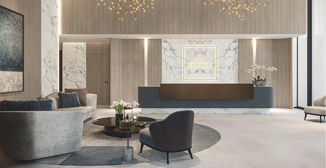 Beverly Residence 2 in Jumeirah Village Circle (JVC) by HMB Homes Real Estate Development - Lobby Image 2
