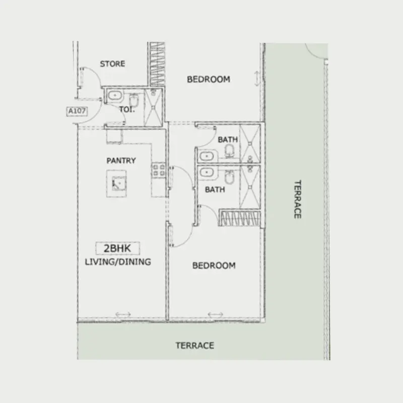 2 bedroom