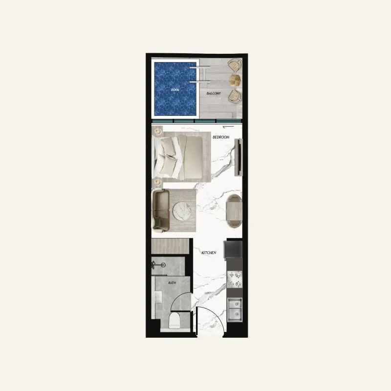 Studio floor plan