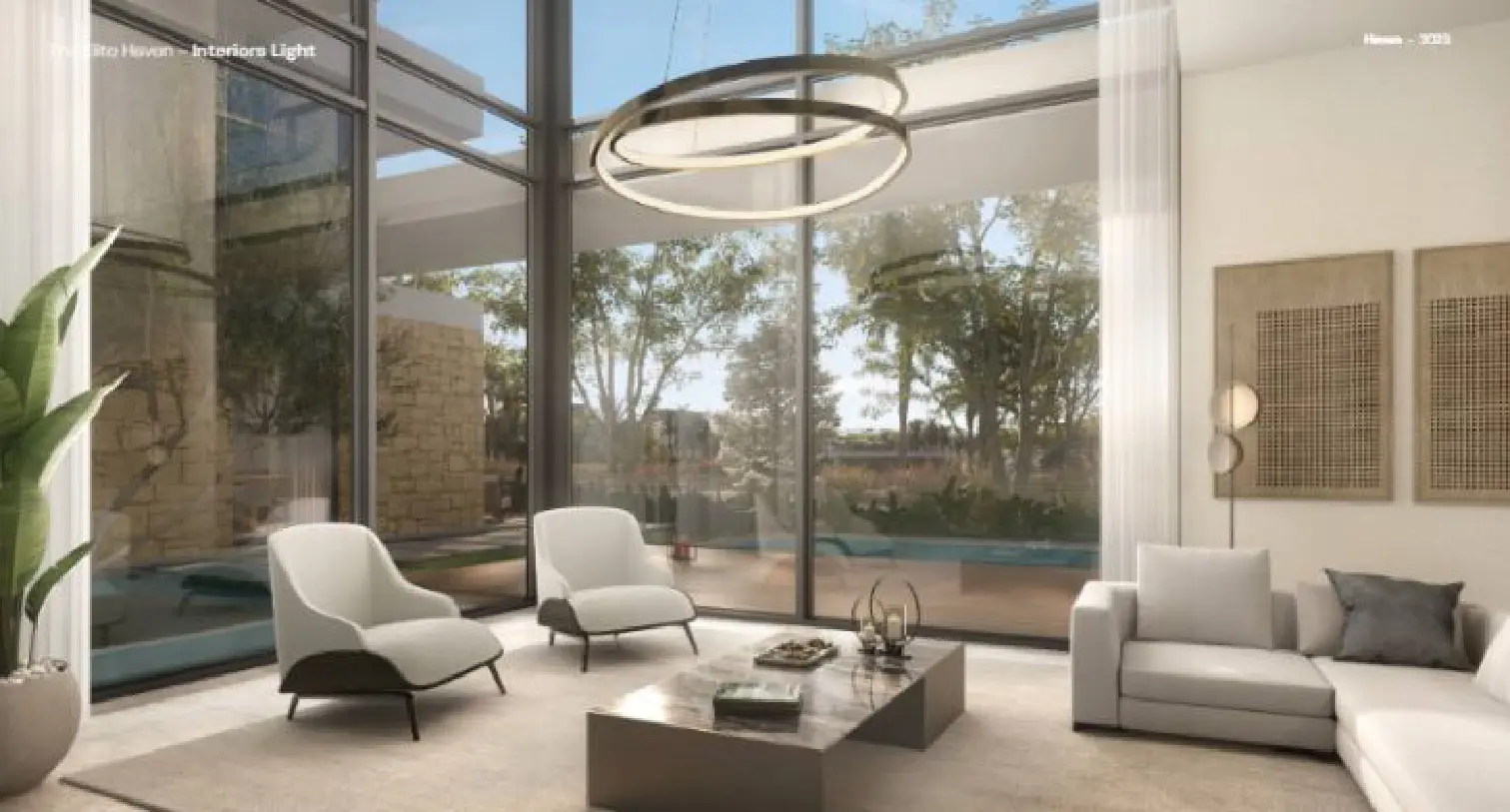 Living room in a villa at Heaven by Aldar