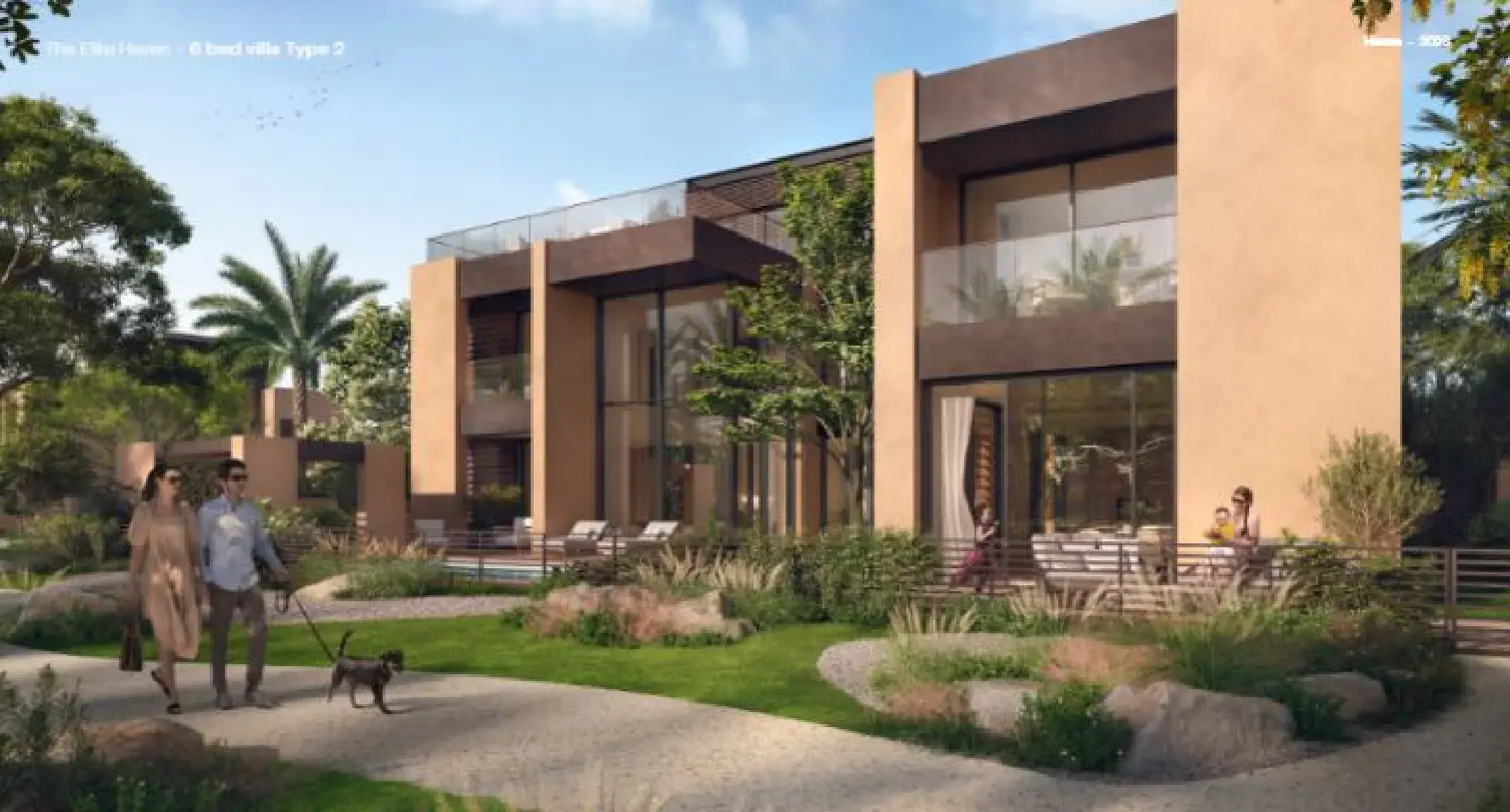 Lush landscaping in Heaven by Aldar