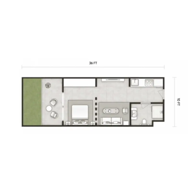 Studio floor plan