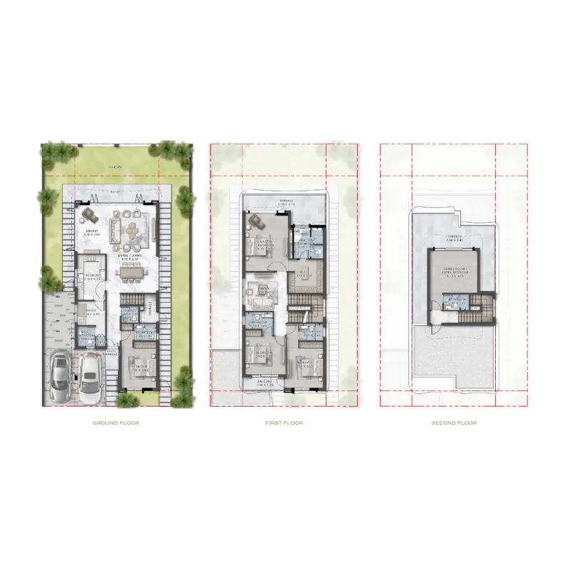 5 bedroom floor plan
