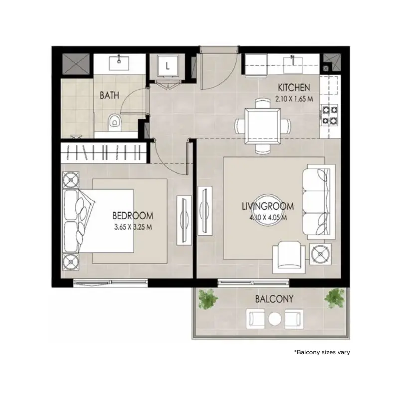 1 bedroom