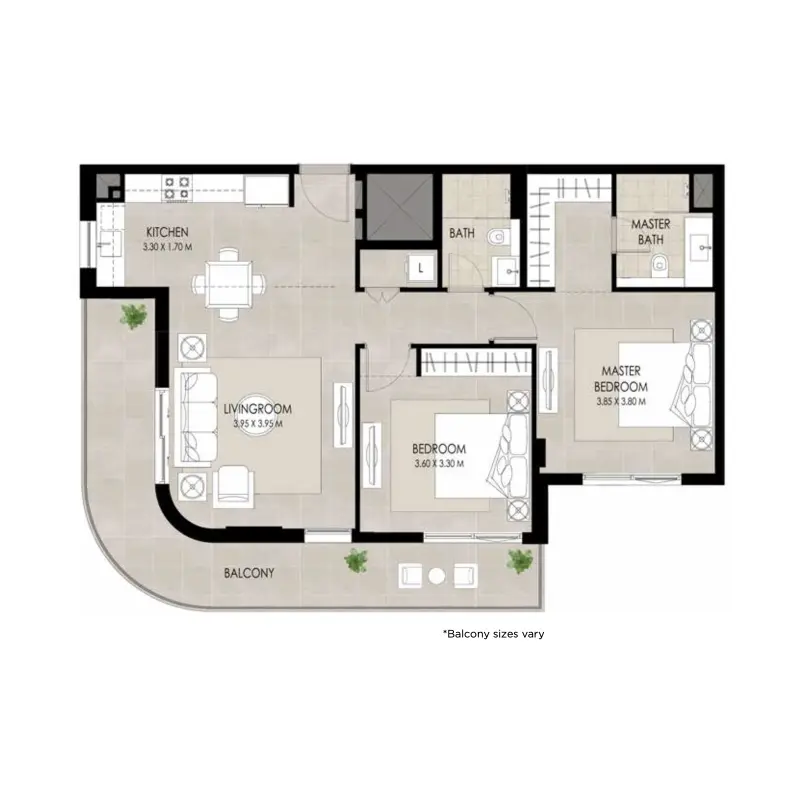 2 bedroom