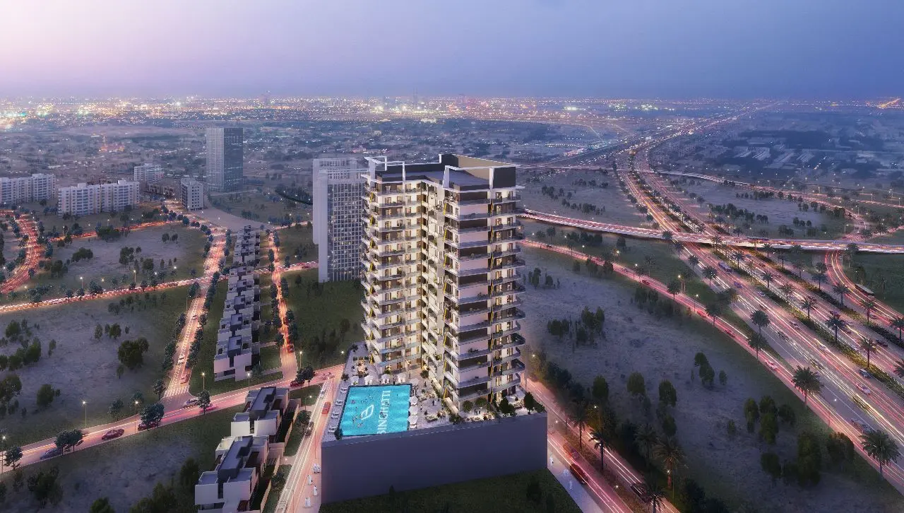 Binghatti Emerald in Jumeirah Village Circle (JVC) by Binghatti - Exterior Image 2
