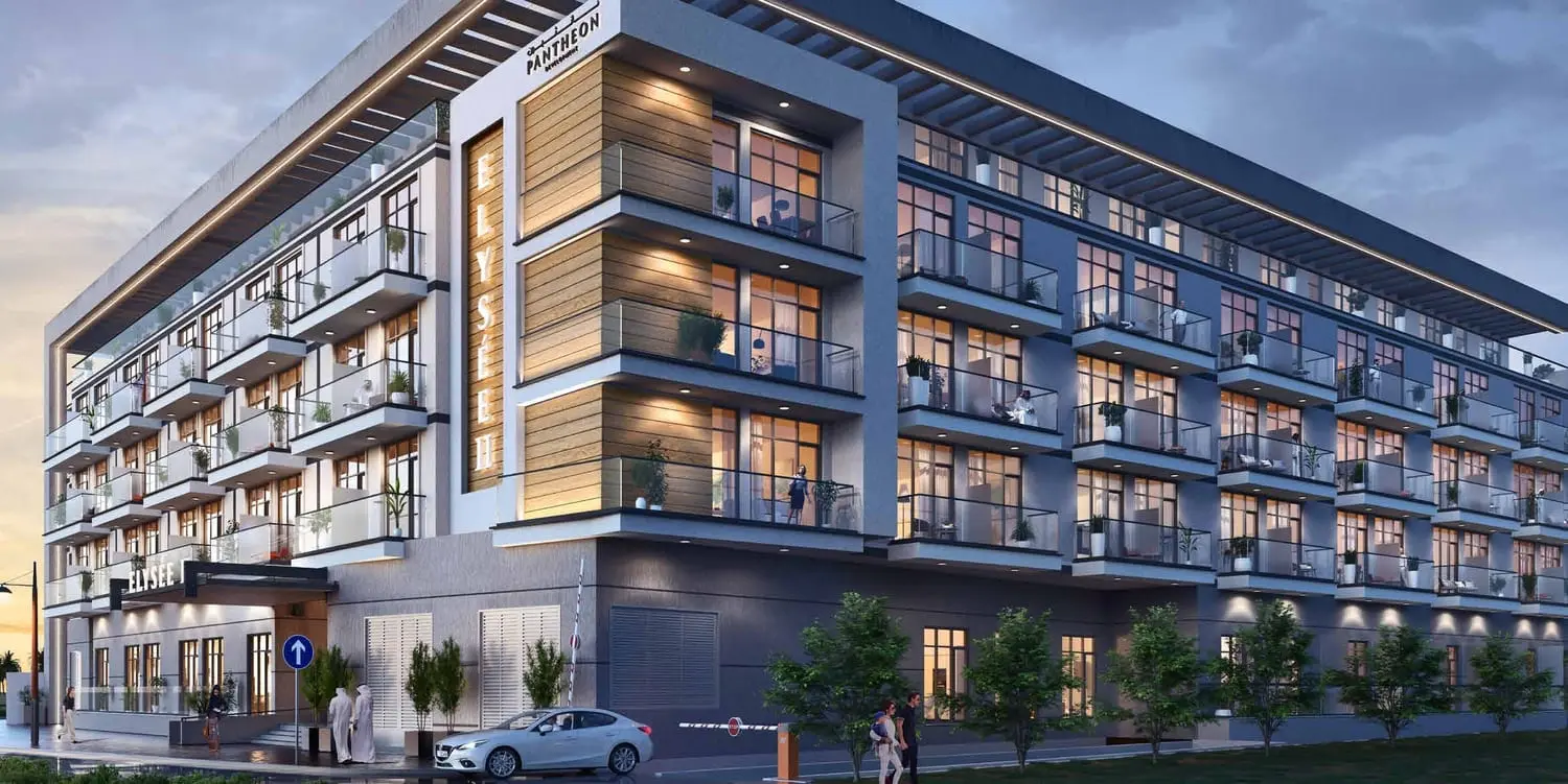 Pantheon Elysee II in Jumeirah Village Circle (JVC) by Pantheon - Exterior Image 1