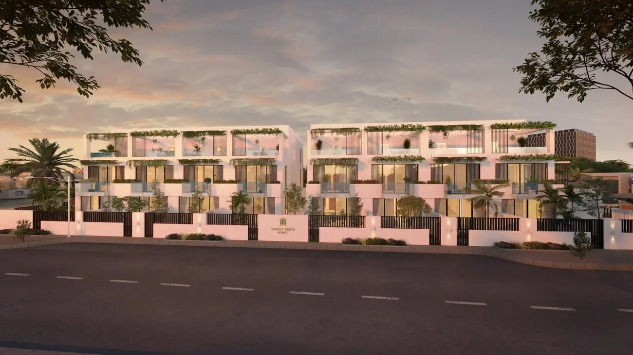 Sunset Grove Homes in Jumeirah Village Circle (JVC) by SNK Real Estate Development - Exterior Image 3