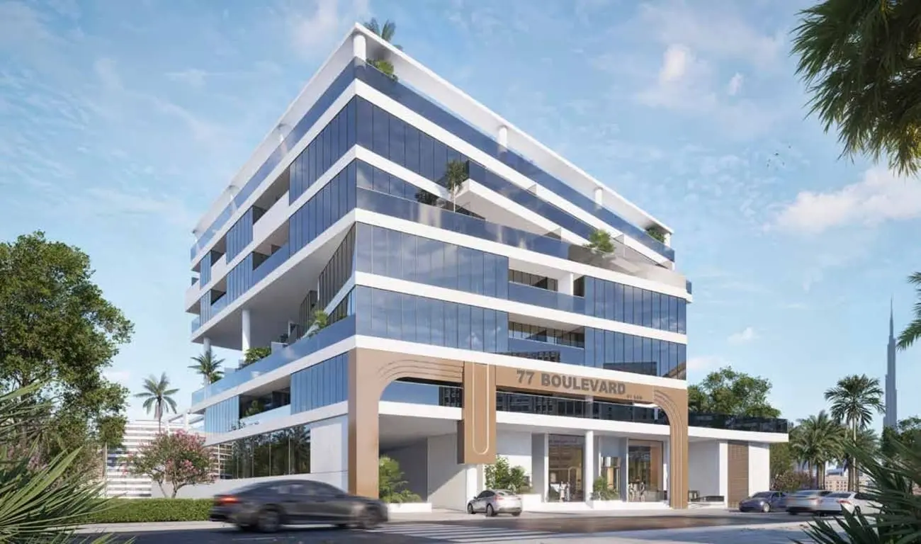 77 Boulevard in Jumeirah Village Circle (JVC) by BAMX Development - Exterior Image 3