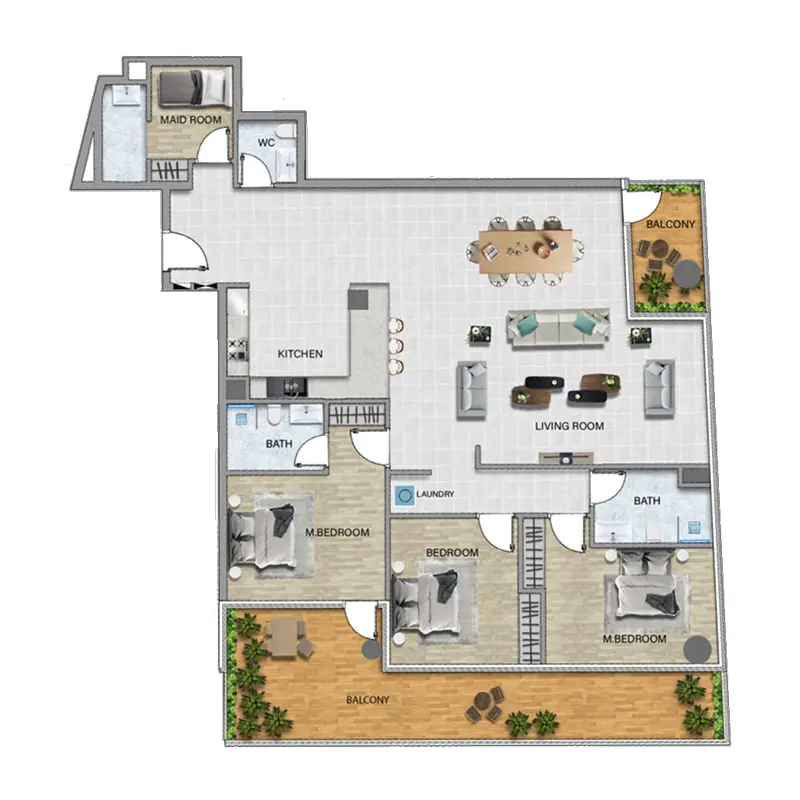 3 bedroom