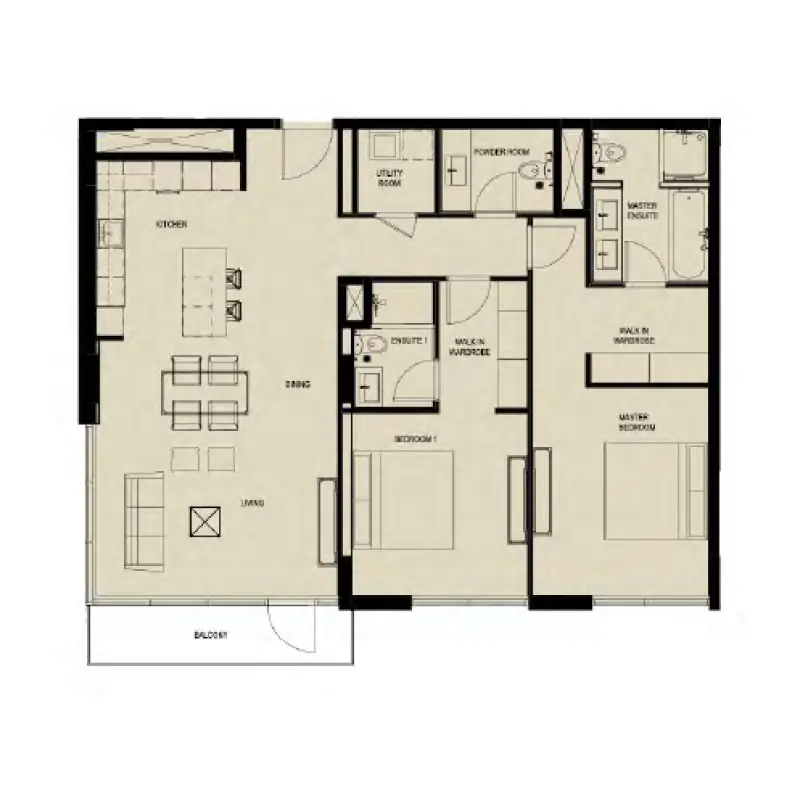 2 bedroom