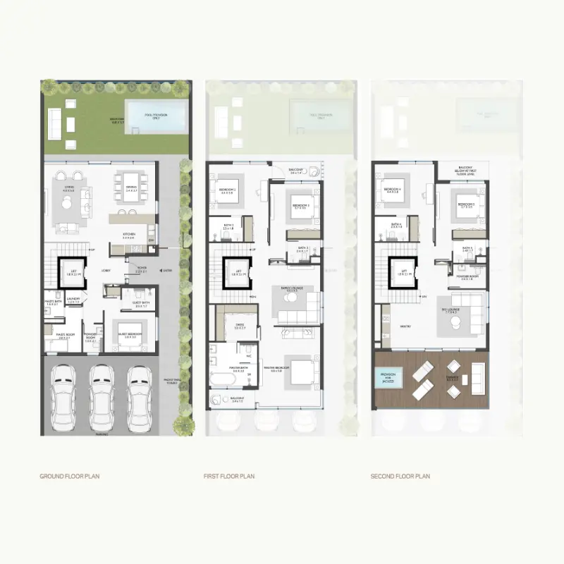 6 bedroom floor plan