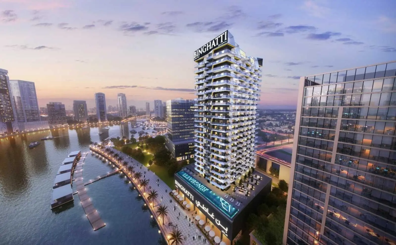 Binghatti Creek in Al Jaddaf by Binghatti - Exterior Image 3