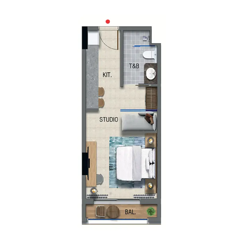 Studio floor plan