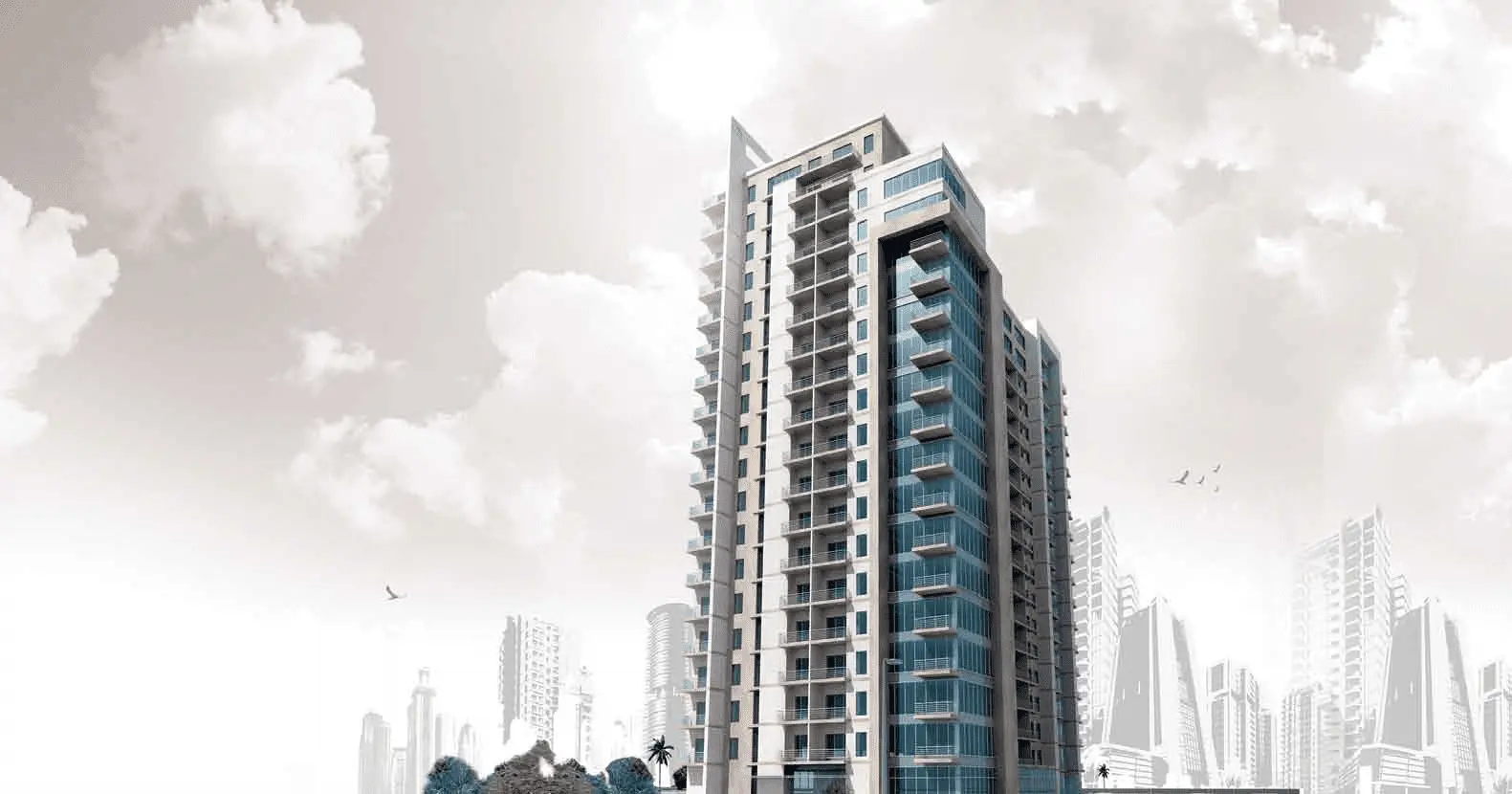 Oakwood Residency in Dubai Production City by Deyaar