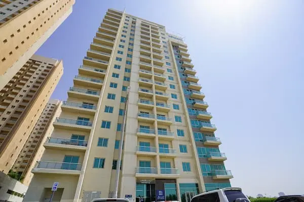Oakwood Residency in Dubai Production City by Deyaar - Exterior Image 2