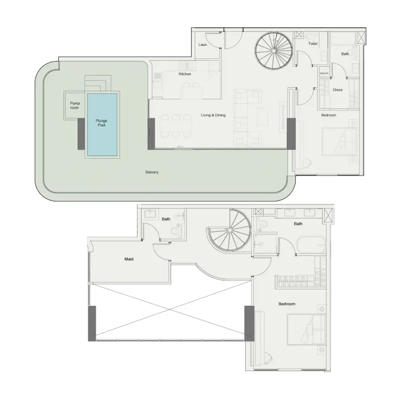 2 bedroom