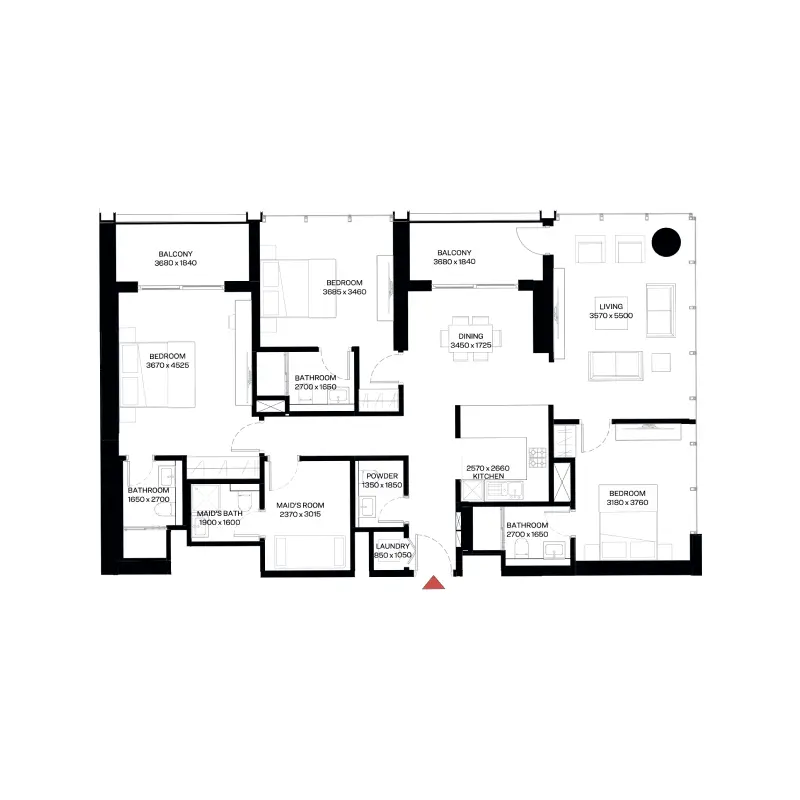 3 bedroom