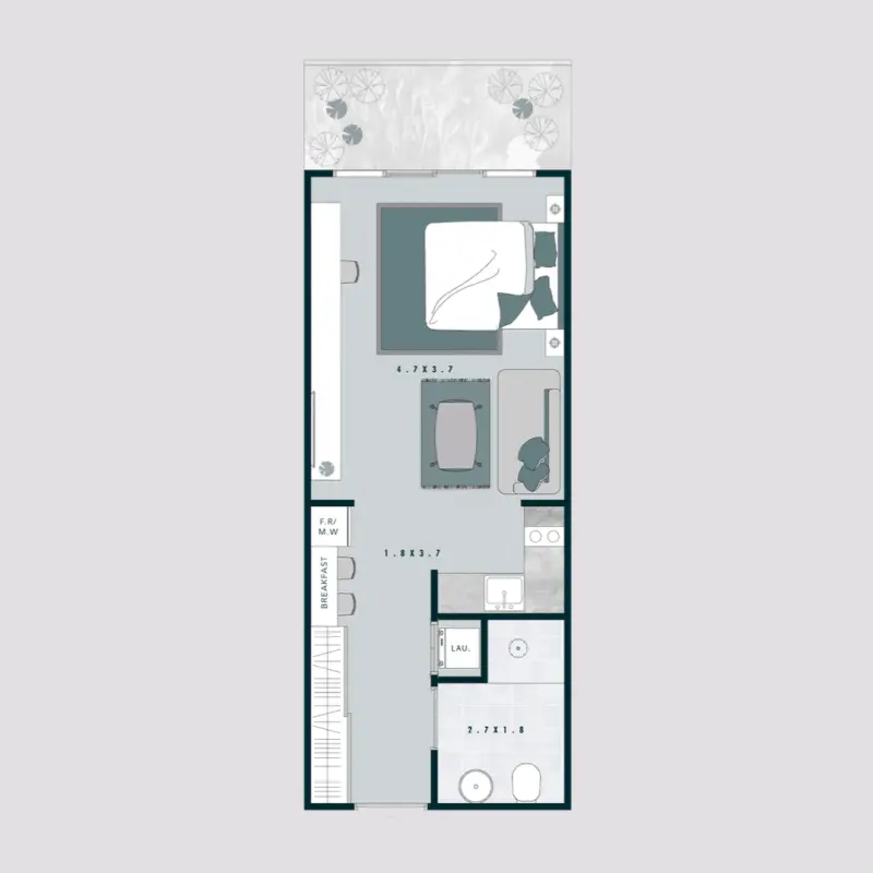Suite floor plan