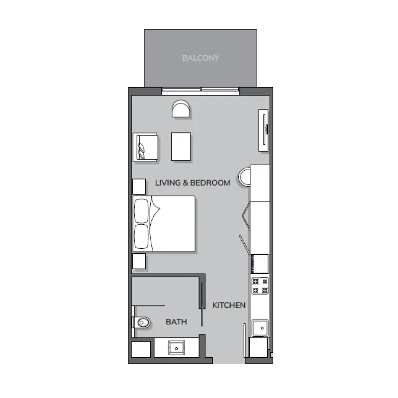 Studio floor plan
