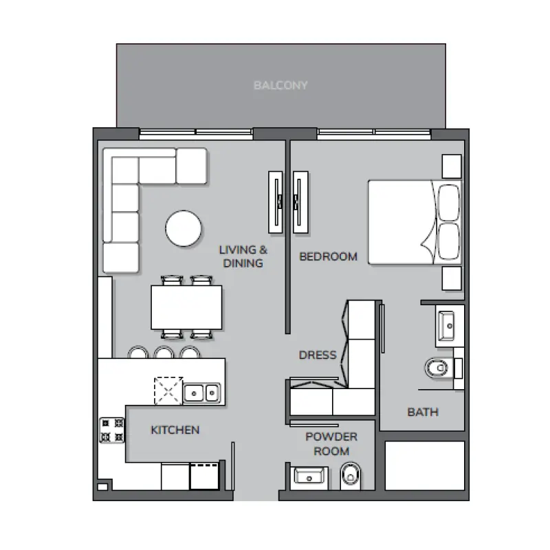 1 bedroom