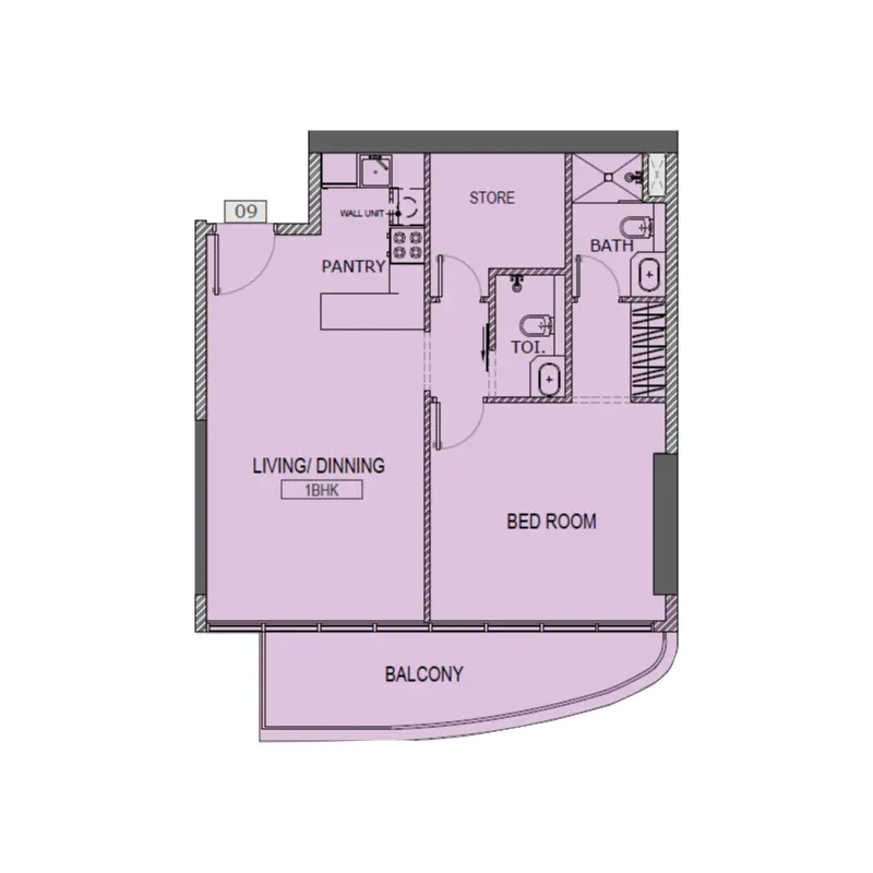 1 bedroom