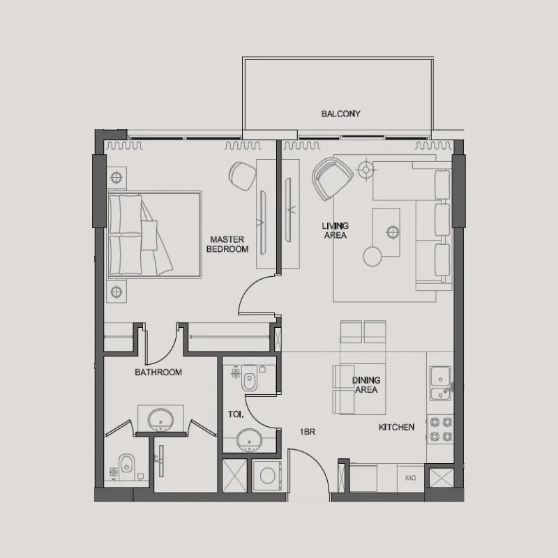 1 bedroom