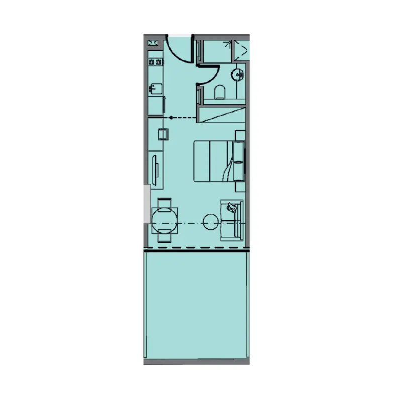 Studio floor plan