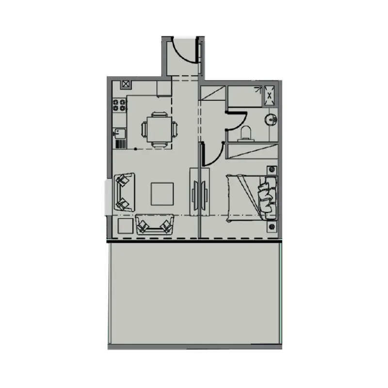 1 bedroom