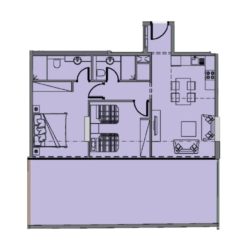 2 bedroom