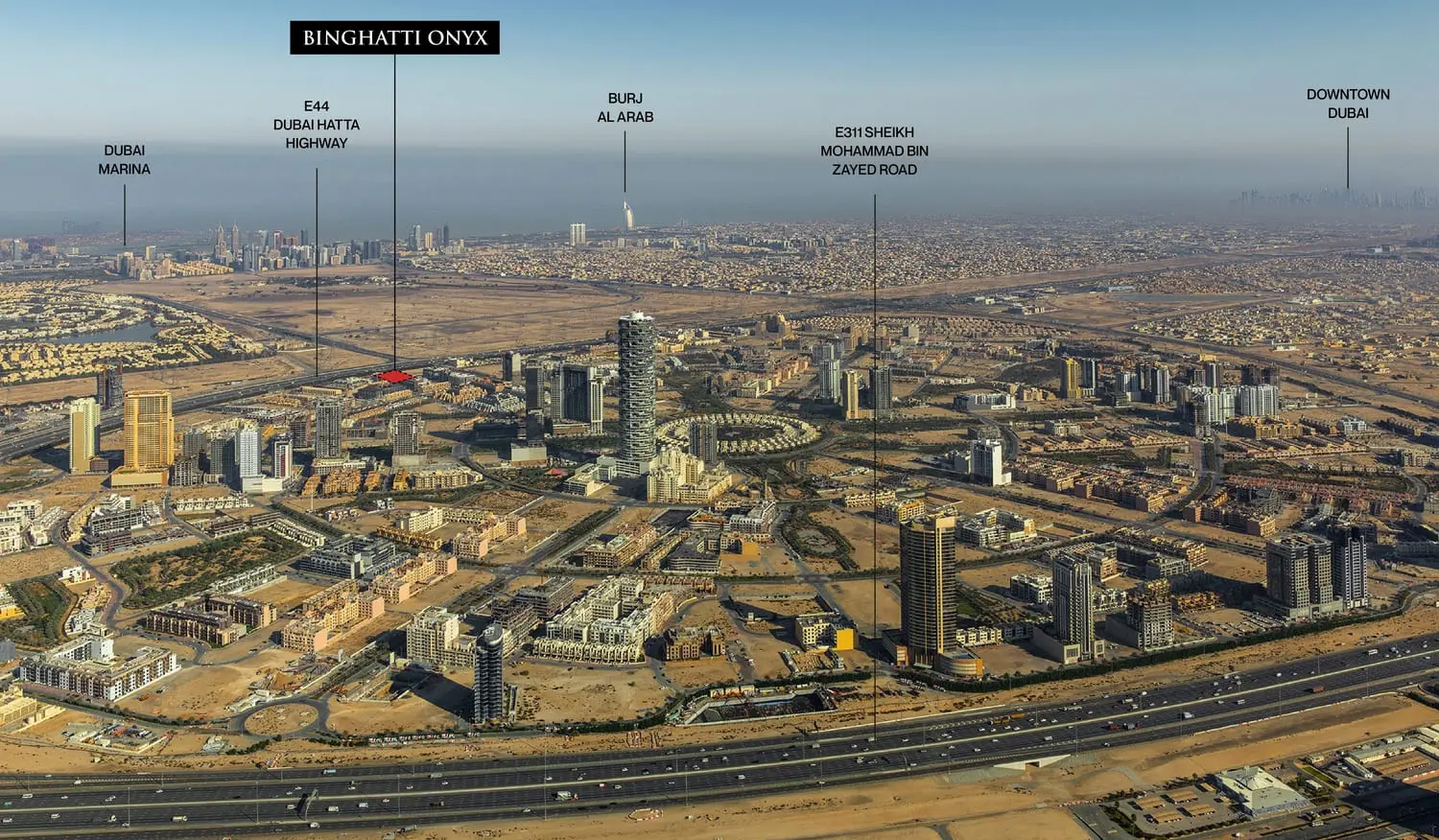 Binghatti Onyx master plan