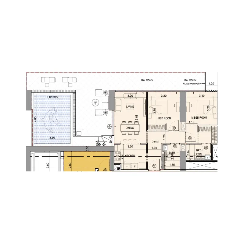 2 bedroom
