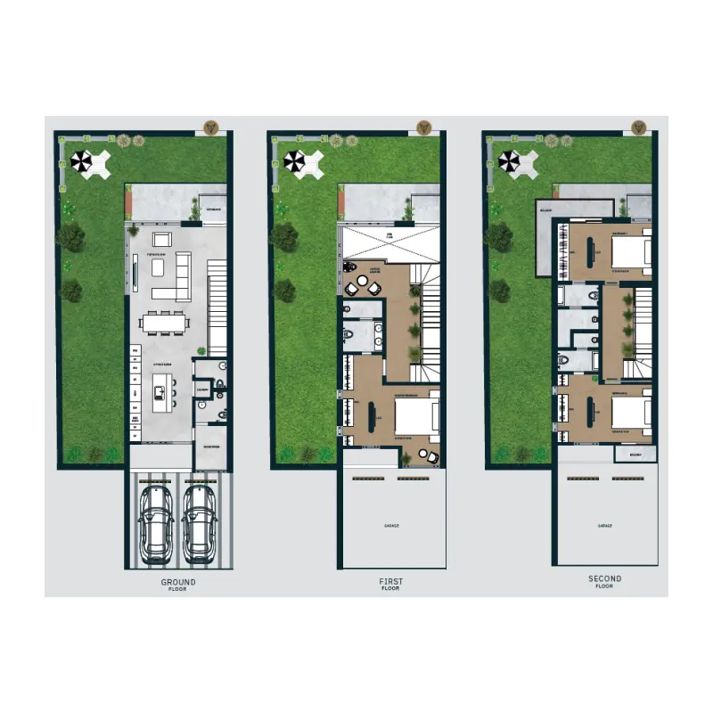 3 bedroom floor plan
