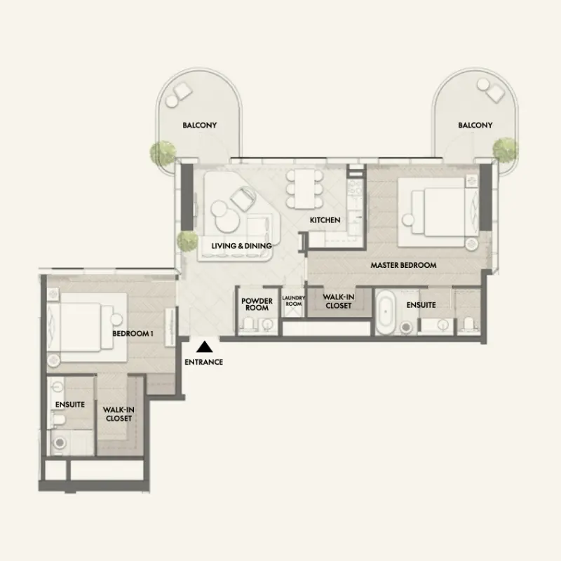 2 bedroom