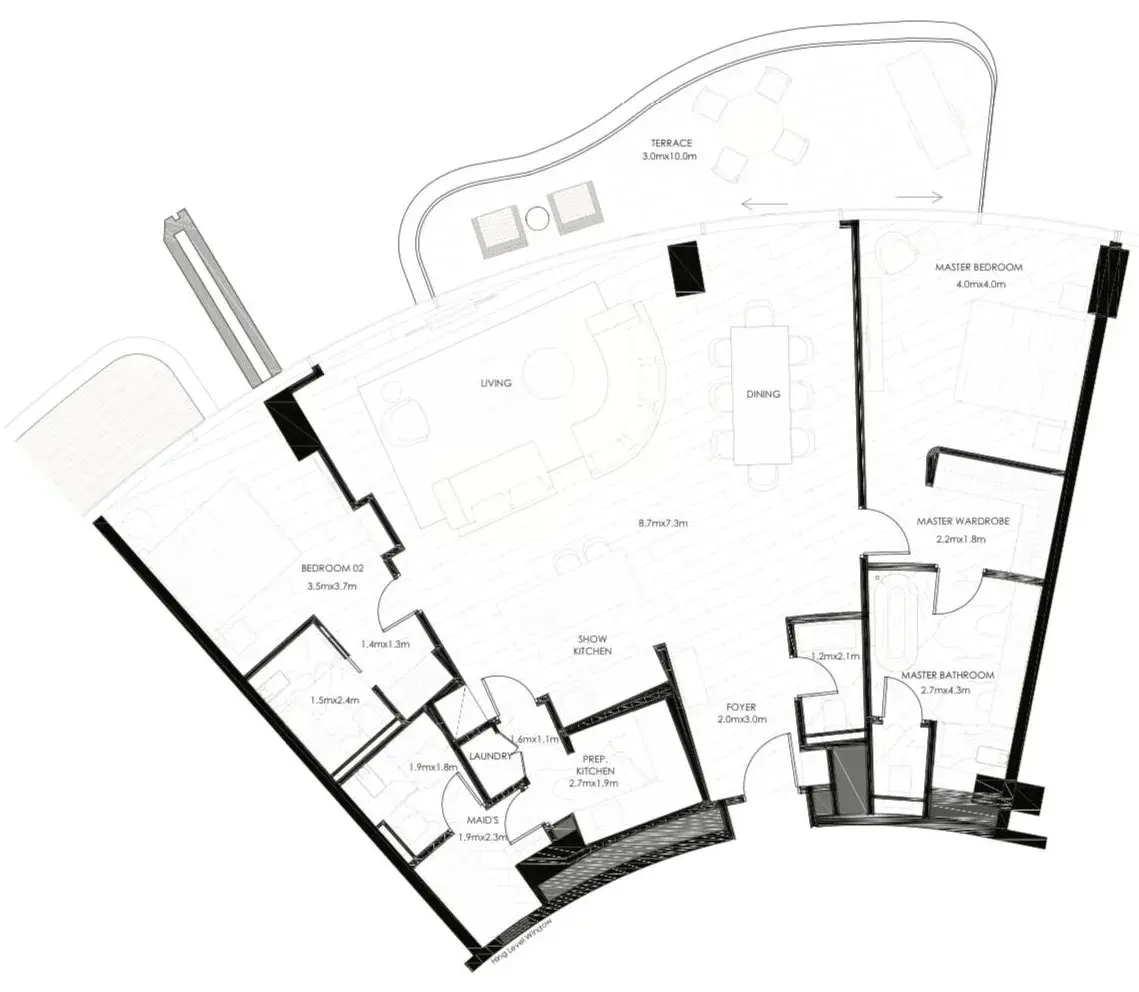 2 Bedrooms apartments - The Alba Residences by Omniyat