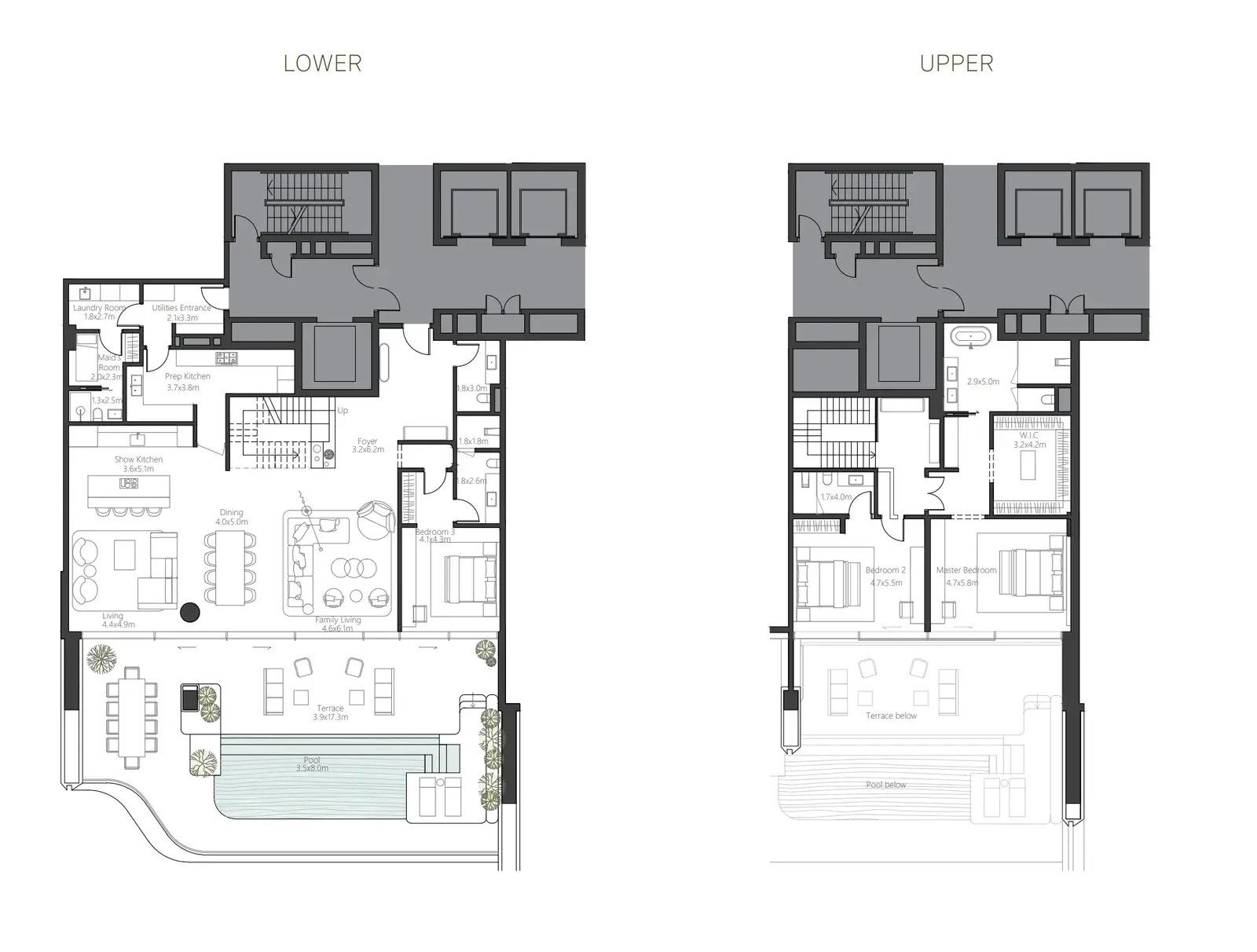 3 Bedrooms duplex - The Alba Residences by Omniyat